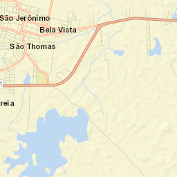 São Jerônimo Street Map