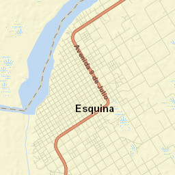 Esquina Street Map