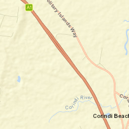 Corindi Beach Street Map