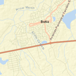 Butiá Street Map