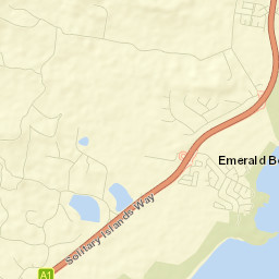 Sandy Beach Street Map