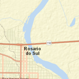 Rosário do Sul Street Map