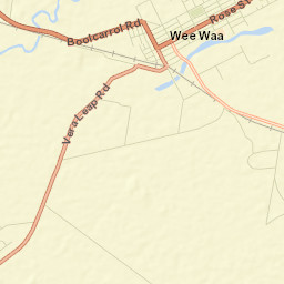 Wee Waa Street Map