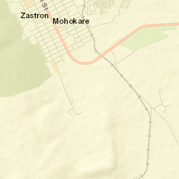 Zastron Street Map