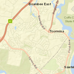 Boambee Street Map