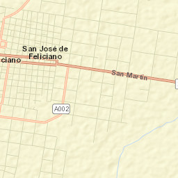 San José de Feliciano Street Map