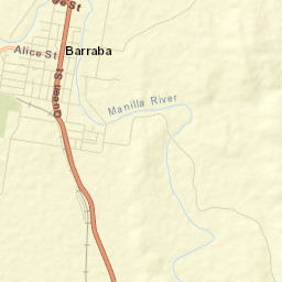 Barraba Street Map