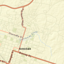 Armidale Street Map