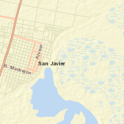 San Javier Street Map