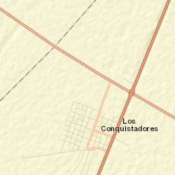 Los Conquistadores Street Map