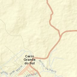 Cerro Grande do Sul Street Map