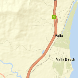 Valla Beach Street Map