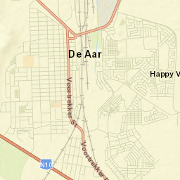 De Aar Street Map