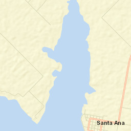 Santa Ana Street Map