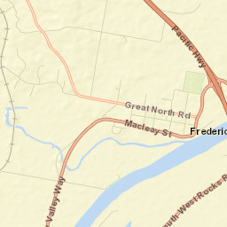Frederickton Street Map