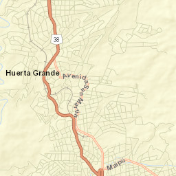 Huerta Grande Street Map