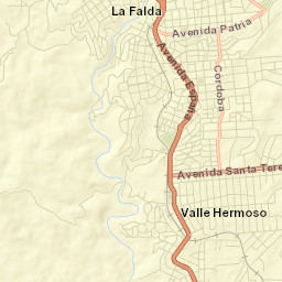 Valle Hermoso Street Map