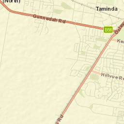 Hillvue Street Map