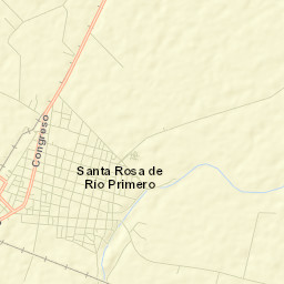 Santa Rosa de Río Primero Street Map