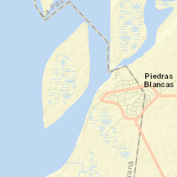 Piedras Blancas Street Map
