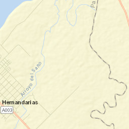 Villa Hernandarias Street Map