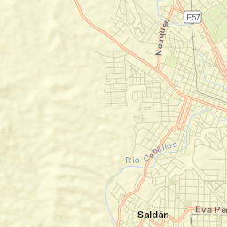 Villa Allende Street Map