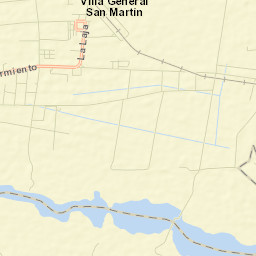 San Martín Street Map
