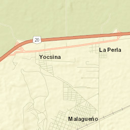 Malagueño Street Map