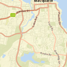 Port Macquarie Street Map