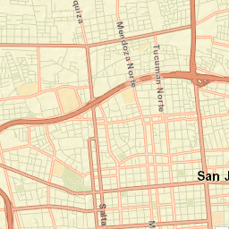Departamento de Capital Street Map