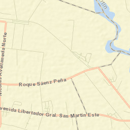 Departamento de Santa Lucía Street Map