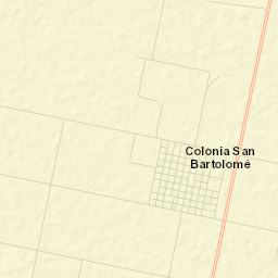 Colonia San Bartolomé Street Map