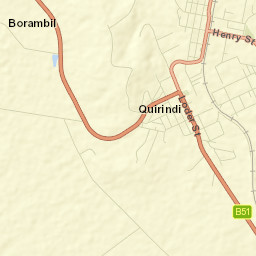 Quirindi Street Map