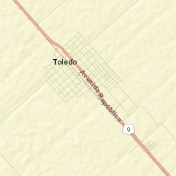 Toledo Street Map