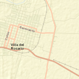 Villa del Rosario Street Map