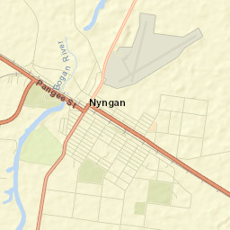 Nyngan Street Map