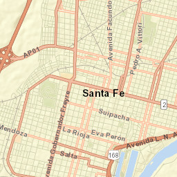 Santa Fe Street Map