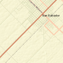San Salvador Street Map
