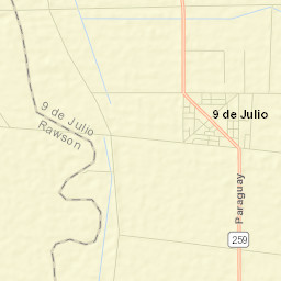 Nueve de Julio Street Map