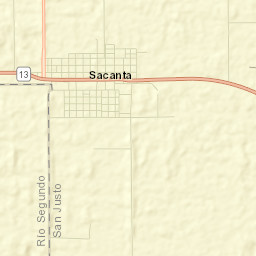 Sacanta Street Map