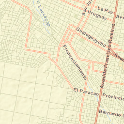 Paraná Street Map