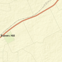 Bakers Hill Street Map