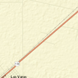 Las Varas Street Map
