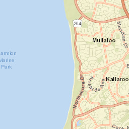 Mullaloo Street Map