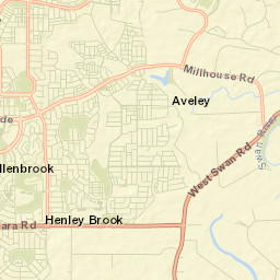 Aveley Street Map