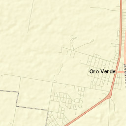 Oro Verde Street Map