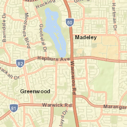 Warwick Street Map
