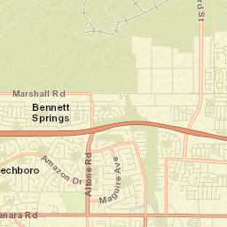 Bennett Springs Street Map