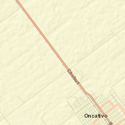 Oncativo Street Map