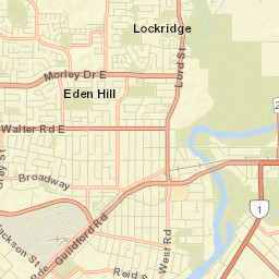 Guildford Street Map